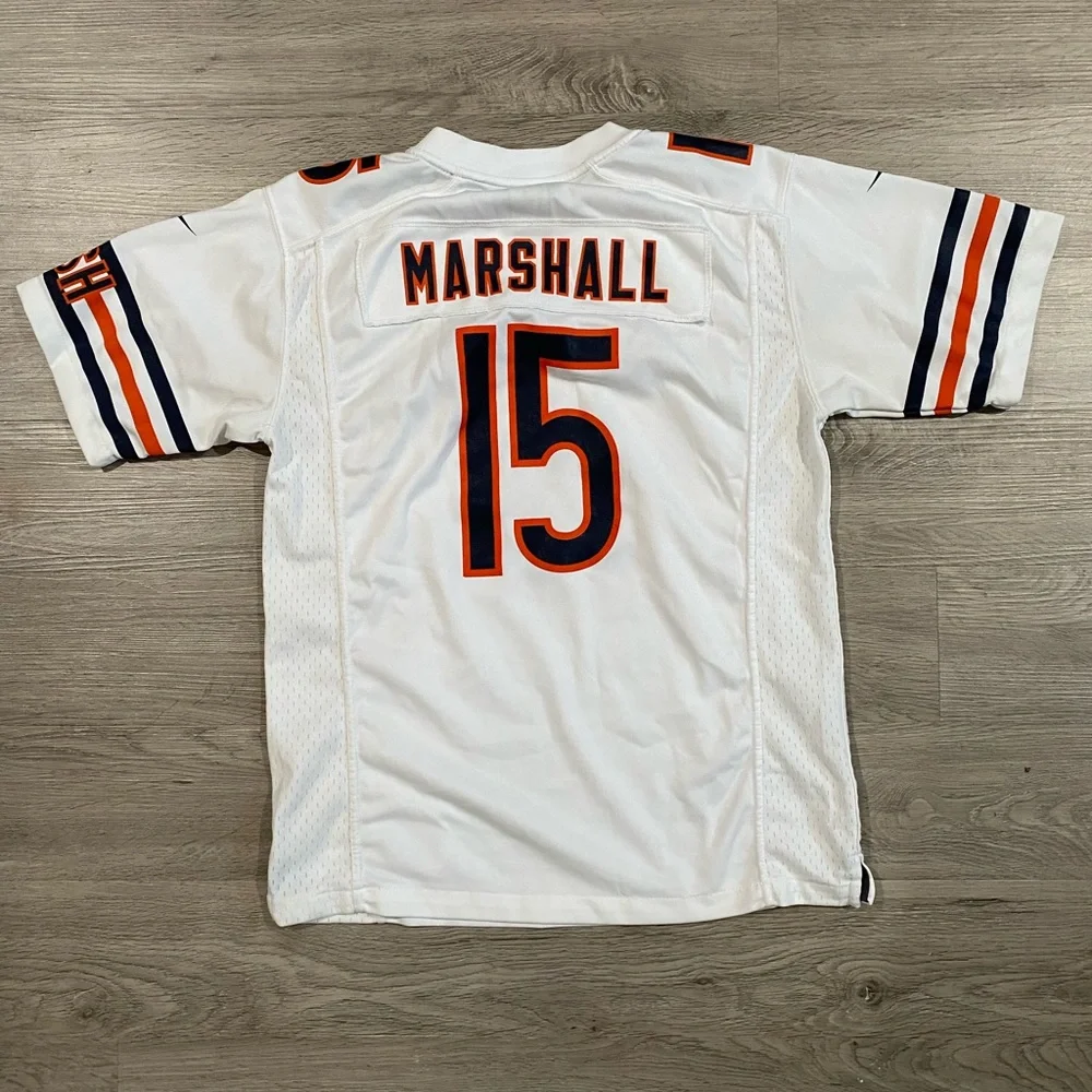 Nike NFL On Field Brandon Marshall Women’s White Jersey Chicago Bears‎